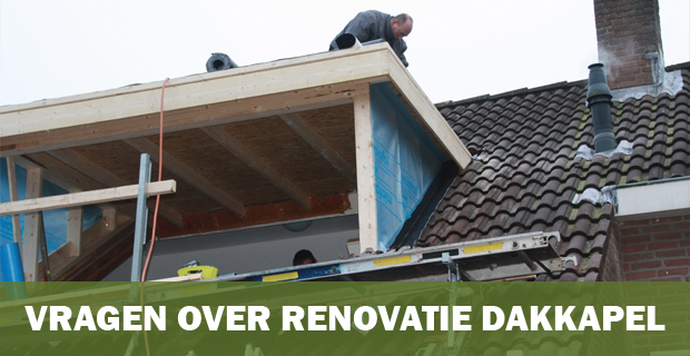 Stel uw vraag over het renoveren van uw dakkapel